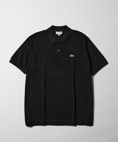 JUNRed(ジュンレッド)/LACOSTE L1212ポロシャツ/ブラック（01）