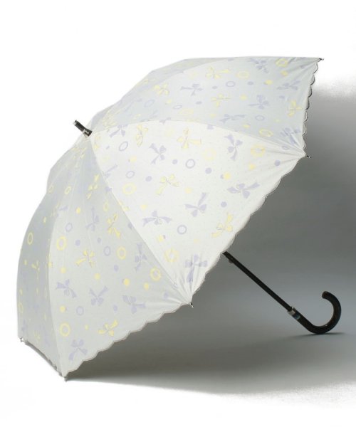 LANVIN en Bleu(umbrella)(ランバンオンブルー（傘）)/晴雨兼用日傘　スカラ刺繍/オフホワイト