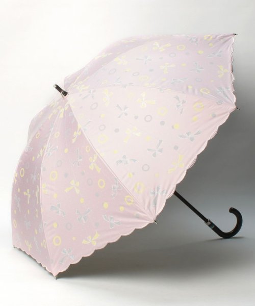 LANVIN en Bleu(umbrella)(ランバンオンブルー（傘）)/晴雨兼用日傘　スカラ刺繍/ピンク