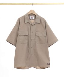 ABAHOUSE(ABAHOUSE)/【Dickies/ディッキーズ】半袖 オープンカラー ワークシャツ/ライトグレー