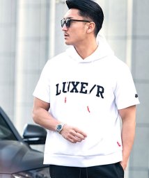 Luxe R ロゴワッペン刺繍入り半袖ポンチプルパーカー メンズ パーカー ブランド おしゃれ 大人 カジュアル メンズファッション 半袖 半袖tシャツ 半袖パ エスビーセレクト Sb Select Magaseek