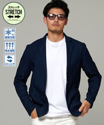 SB Select(エスビーセレクト)/NATURAL STORY 機能性のびらく2Bジャケット メンズ ブランド おしゃれ 大人 メンズファッション 2B テーラードジャケット ストレッチ リモート/ネイビー