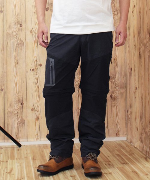 セール アウトドアパンツ メンズ 2way クライミングパンツ カーゴパンツ キャンプ 登山 ハイキング 撥水 アウトドアウェア 薄手 春夏 ハーフパンツ トップイズム Topism Magaseek