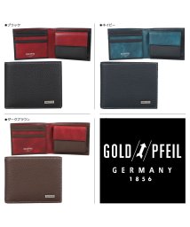 GOLD PFEIL(ゴールドファイル)/ゴールドファイル GOLD PFEIL 財布 二つ折り財布 メンズ 本革 SUPERIOR WALLET ブラック ネイビー ダーク ブラウン 黒 GP2421/ネイビー