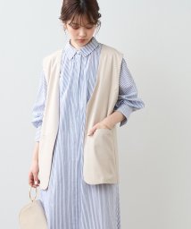 NICE CLAUP OUTLET(ナイスクラップ　アウトレット)/【natural couture】ちょっと大人なマニッシュベスト/ベージュ