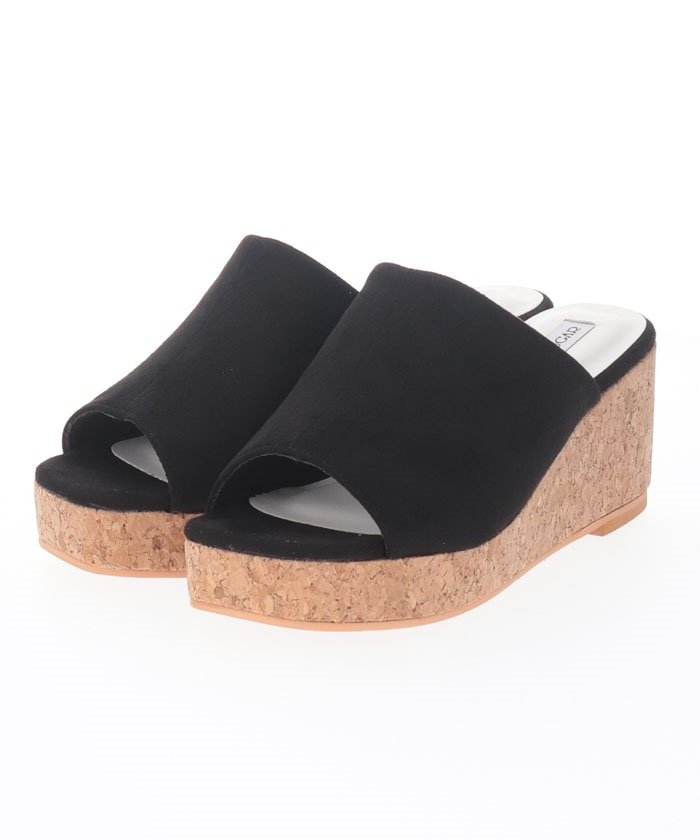 コルクウェッジサンダル サンダル 春 涼し気 ウェッジサンダル 上品 おしゃれ コルクヒール 夏 秋 コルク お出かけ ウェッジソール