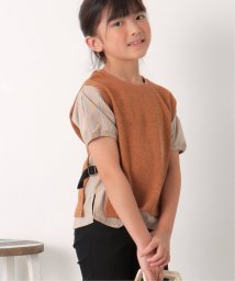 ikka kids/【キッズ】ワッフルベストフェイクレイヤードプルオーバー（100〜160cm）/504703997