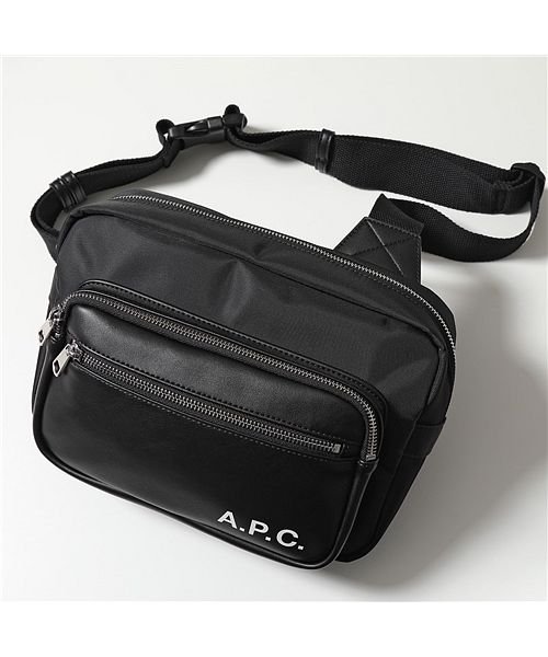 A.P.C.(アーペーセー)/【A.P.C.(アーペーセー)】ボディバッグ body bag camden PAADY H62196 メンズ ショルダーバッグ クロスボディ ナイロン×フェイ/ブラック