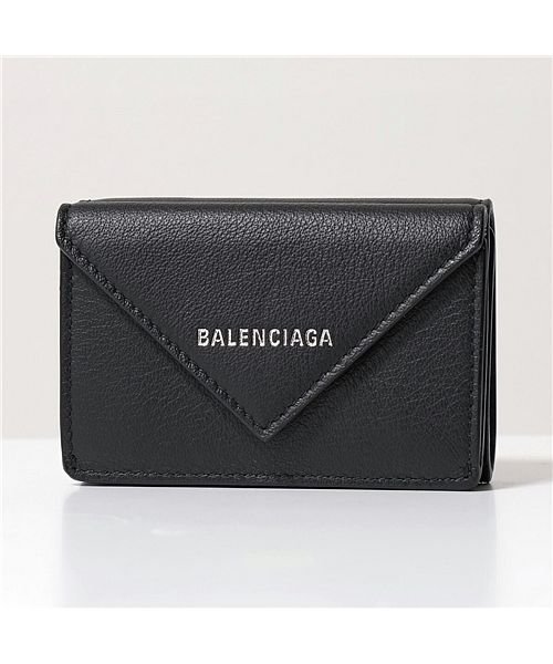 セール Balenciaga バレンシアガ 三つ折り財布 Papier Mini Wallet ペーパーミニウォレット Dlq0n メンズ レザー ミ バレンシアガ Balenciaga Magaseek