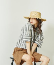 N Natural Beauty Basic(エヌナチュラルビューティベーシック)/ドローストリングブラウス/ストライプ1