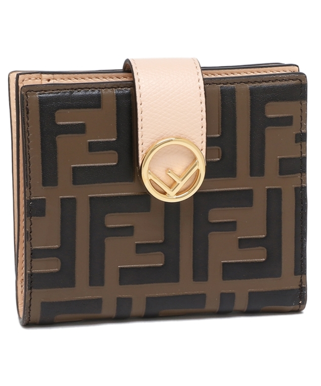 ファッショ FENDI 二つ折り財布ピンクズッカの通販 by 姫ママ