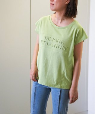 VENCE　EXCHANGE/エンボス加工Tシャツ/504656622