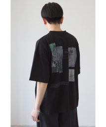 creare lino(クレアーレ・リノ)/グラフィックプリント ビッグシルエット アソート 半袖Tシャツ<ユニセックス>/ブラック系その他
