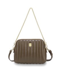 jouetie(ジュエティ)/ジュエティ jouetie ショルダーバッグ レディース STRIPED STITCH MINI POCHETTE BAG ブラック アイボリーベージュ カーキ/カーキ