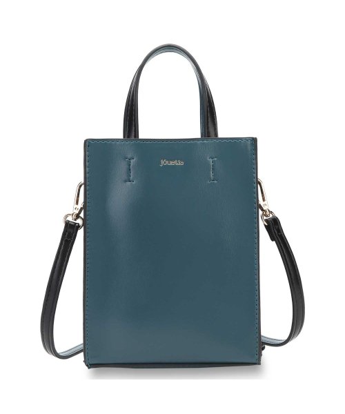 jouetie(ジュエティ)/ジュエティ jouetie ショルダーバッグ レディース COLOR EDGE MINI TOTE BAG ブラック アイボリー ベージュ カーキ ワイン ブル/ブルー