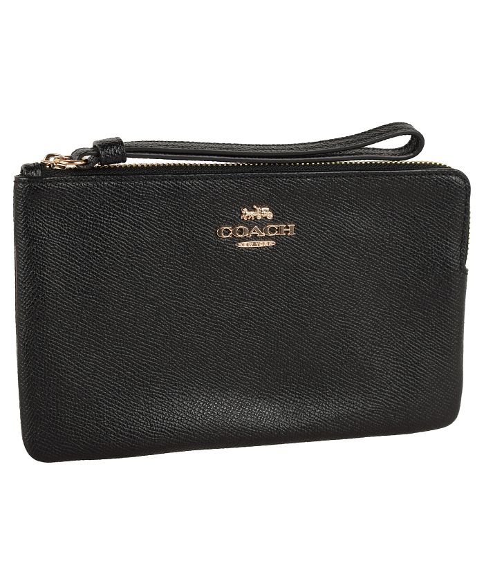 セール】Coach コーチ LARGE CORNER WRISTLET ポーチ ラージ コーナー