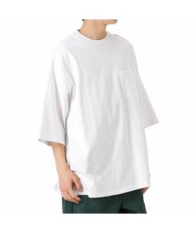 MAC HOUSE(men)(マックハウス（メンズ）)/Goodwear グッドウェア スーパービッグポケットTシャツ 2W7－2501－22SS/ホワイト