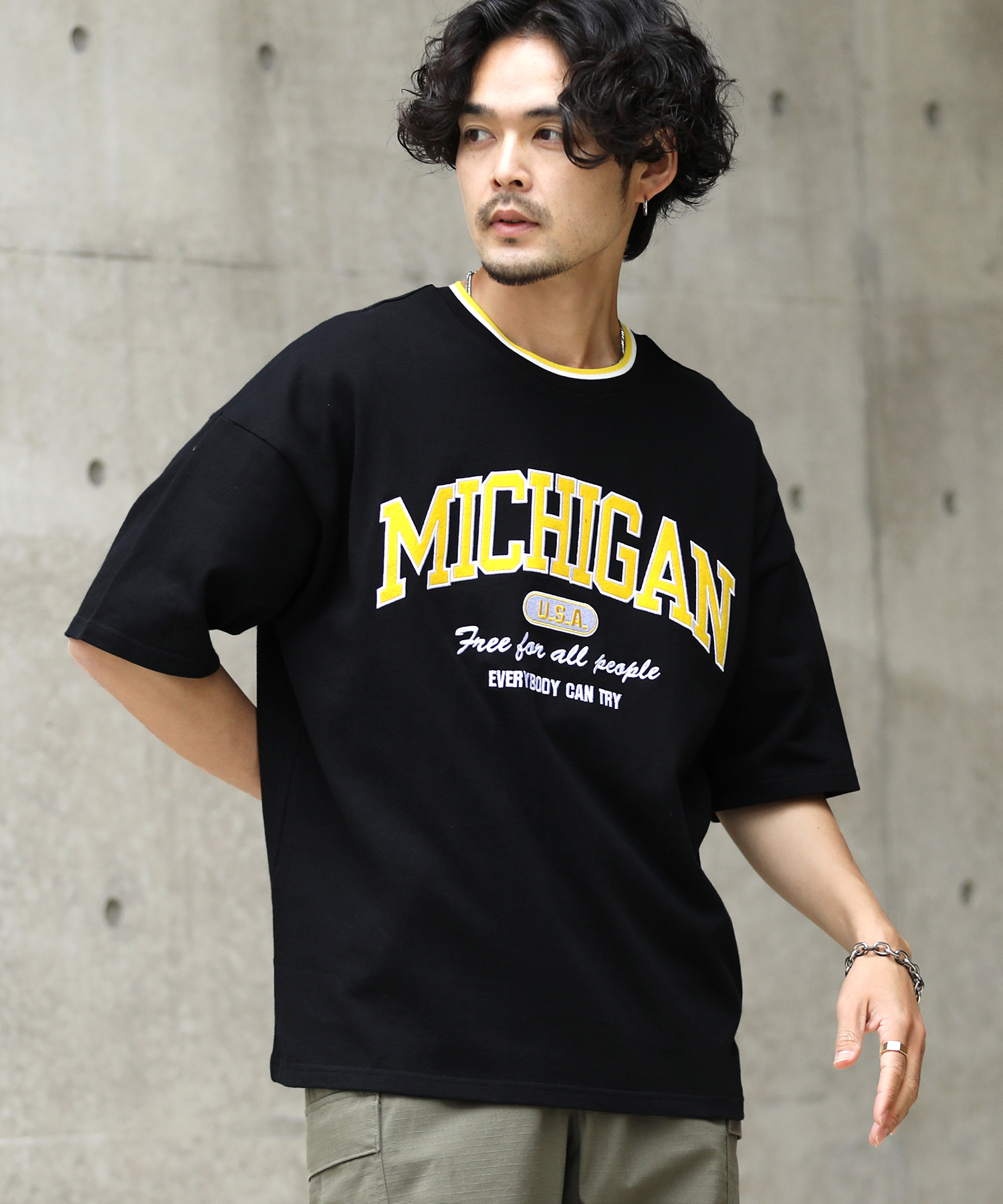 ポスターフレーム everyone t-shirt (NAVY) エブリワン Tシャツ L