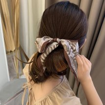 miniministore(ミニミニストア)/スカーフ ヘアバンド レディース ロング/ライトブラウン