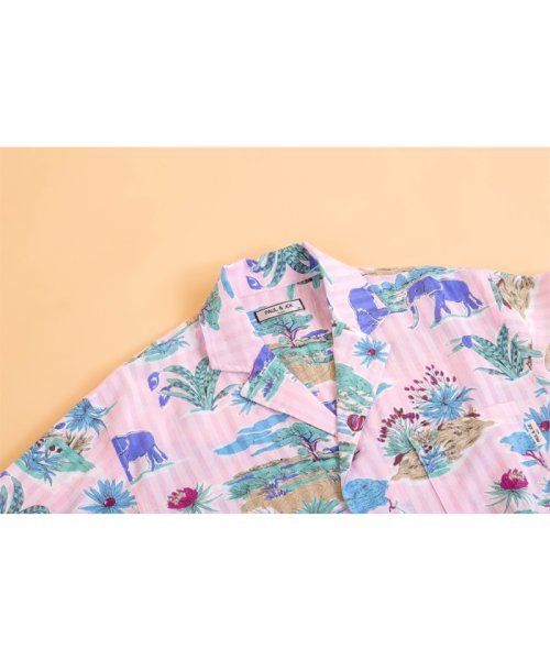 セール ｐａｕｌ ｊｏｅ Paul Joe サファリドリーム 22ssコレクション メンズ ショートスリーブ シャツ Magaseek