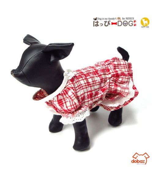 犬 服 犬服 犬の服 ワンピース 花柄 袖なし 袖無し ドバズ Dobaz ドッグウェア 春 夏 春夏 春服 夏服 春物 夏物 男の子 小型犬 中型 犬 はっぴーdog Happy Dog Magaseek