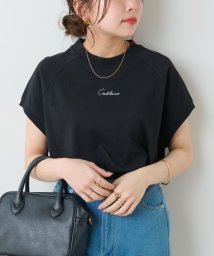 NICE CLAUP OUTLET(ナイスクラップ　アウトレット)/【新色追加/WEB限定カラーあり】大人の華奢見えカットソー/ブラック系