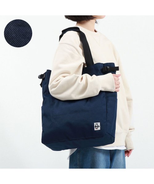 CHUMS(チャムス)/【日本正規品】 チャムス トート CHUMS Recycle 2way Tote Bag リサイクル2ウェイトートバッグ A4 19L CH60－3270/ネイビー