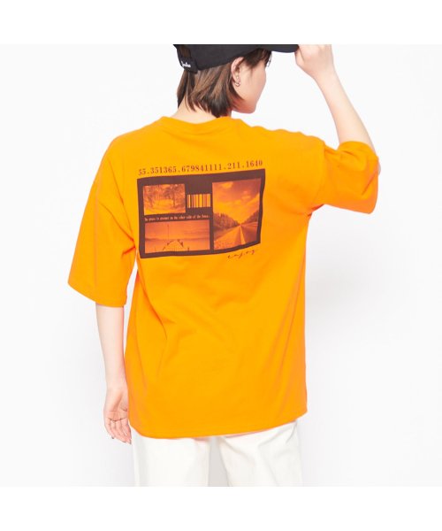 MODISH GAZE(モディッシュ ガゼ)/enjoy Tシャツ/オレンジ