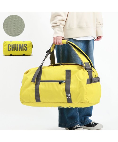 CHUMS(チャムス)/【日本正規品】 チャムス バッグ CHUMS ボストンバッグ RECYCLE BAG Recycle CHUMS 2way Boston 40L CH60－31/イエロー