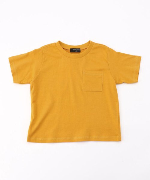 COMME CA ISM KIDS(コムサイズム（キッズ）)/日本の伝統カラーTシャツ/イエロー