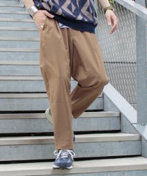 GLOSTER(GLOSTER)/【WORK ABOUT/ワークアバウト】SAHARA PANTS イージーパンツ ワンタック/キャメル