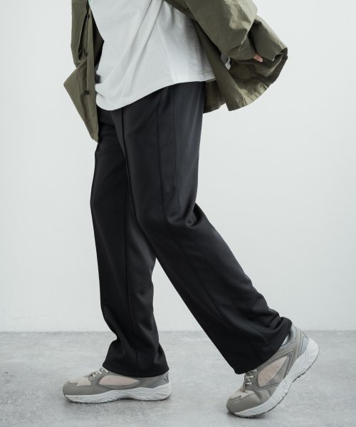 トラックパンツ メンズ ジャージ イージー サイドライン 無地 ハイストレッチ 伸縮 吸水速乾 Uvカット アクアツイスト スポーツ トレーニング カジュアル ロッキーモンロー Rocky Monroe Magaseek