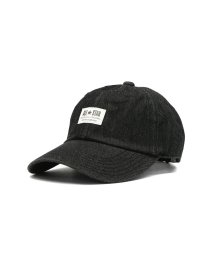 CONVERSE(コンバース)/コンバース キャップ CONVERSE WHITE LABEL LOW CAP 帽子 コットン ローキャップ ロゴ サイズ調整 187－112702/ブラック系1
