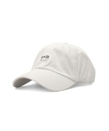 CONVERSE(コンバース)/コンバース キャップ CONVERSE WHITE LABEL LOW CAP 帽子 コットン ローキャップ ロゴ サイズ調整 187－112702/ホワイト