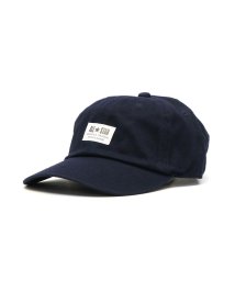 CONVERSE(CONVERSE)/コンバース キャップ CONVERSE WHITE LABEL LOW CAP 帽子 コットン ローキャップ ロゴ サイズ調整 187－112702/ネイビー