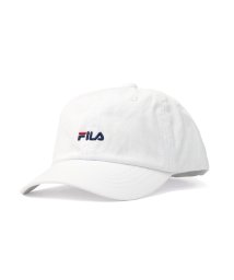 FILA(フィラ)/フィラ キャップ キッズ FILA KIDS SMALL LOGO CAP 帽子 子供用 コットン 子供 洗濯 ロゴ 刺繍 アジャスター 105－213501/ホワイト