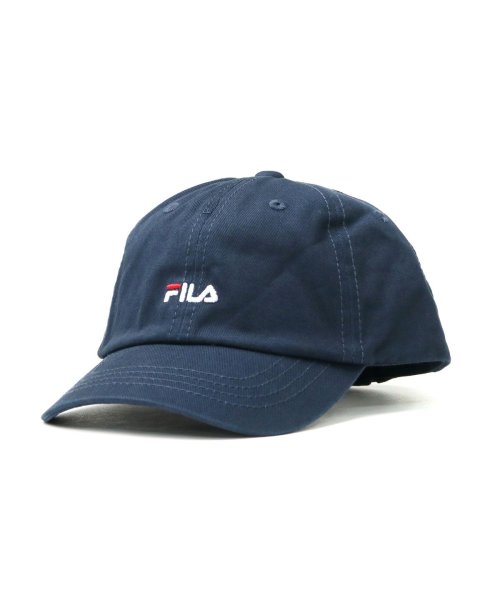 FILA(フィラ)/フィラ キャップ キッズ FILA KIDS SMALL LOGO CAP 帽子 子供用 コットン 子供 洗濯 ロゴ 刺繍 アジャスター 105－213501/ネイビー