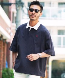 JIGGYS SHOP/US.POLO ASSN.(ユーエスポロアッスン) ブランド別注オーバーサイズ半袖ラガーシャツ / メンズ ゆったり おしゃれ ポロシャツ 半袖 ヘビーウェイト/504715034