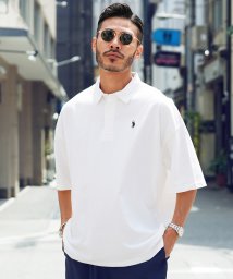 JIGGYS SHOP/US.POLO ASSN.(ユーエスポロアッスン) ブランド別注オーバーサイズ半袖ラガーシャツ / メンズ ゆったり おしゃれ ポロシャツ 半袖 ヘビーウェイト/504715034