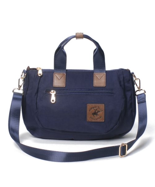 BEVERLY HILLS POLO CLUB(ビバリーヒルズポロクラブ)/【BEVERLY HILLS POLO CLUB】ビバリーヒルズポロクラブ ハンドバッグ ショルダーバッグ BHN001/NAVY