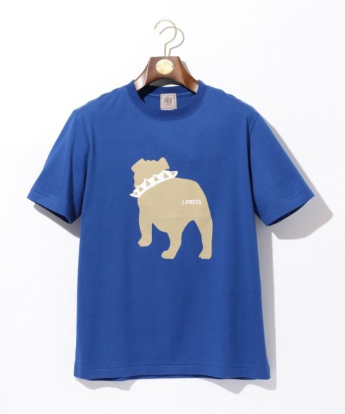 J.PRESS MENS(J．プレス　メンズ)/【WEB限定カラー&サイズ有】【UNISEX】バックブルドック Tシャツ/ブルー系