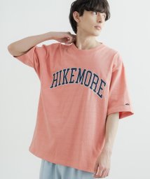 Rocky Monroe(ロッキーモンロー)/Tシャツ 半袖 カットソー メンズ レディース ビッグシルエット オーバーサイズ ゆったり ワイド クルーネック カレッジ グラフィック アップリケ ヘビーオン/レッド