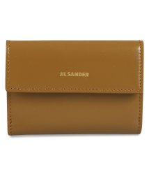 Jil Sander(ジル・サンダー)/ ジルサンダー JIL SANDER 財布 三つ折り ベビー ウォレット レディース 本革 BABY WALLET ブラック ホワイト ブラウン 黒 白 JSP/ブラウン