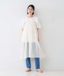 collex(collex)/【別注】【dahlia】 異素材コンビTシャツ/ホワイト