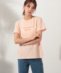 CHILLE(チル)/同系色プリントロゴTシャツ/オレンジ