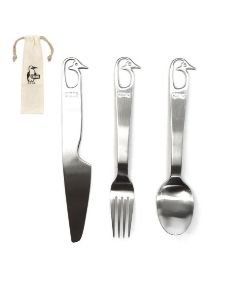 日本正規品 チャムス カトラリーセット Chums Booby Cutlery Set 3点セット ステンレス キャンプ アウトドア Ch62 1690 チャムス Chums Magaseek