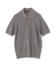 TOMORROWLAND MENS(TOMORROWLAND MENS)/リネンコットン ニットポロシャツ/18ブラック系