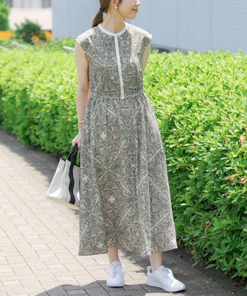セール Sサイズ 低身長向けも展開 エスニックパネル柄ワンピース アーバンリサーチサニーレーベル Urban Research Sonny Label Magaseek