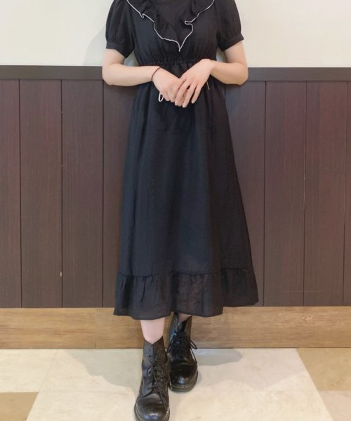 2wayフリルリボンシアーロングワンピース ウィゴー Wego Magaseek
