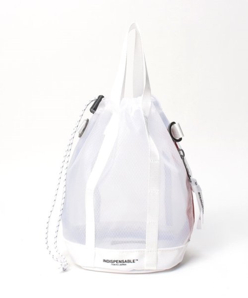 INDISPENSABLE(INDISPENSABLE)/DRAWSTRING BAG CHUKKA ST/ホワイト